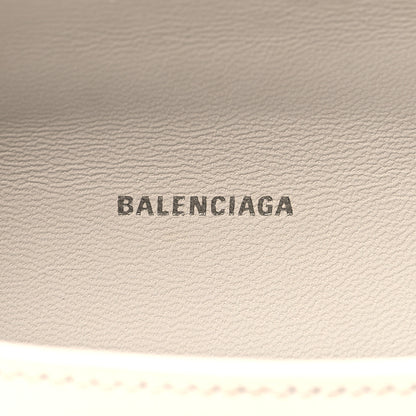 Balenciaga Shiny Box Calfskin Hourglass Top Handle Bag XS Chalky White 6 of 15