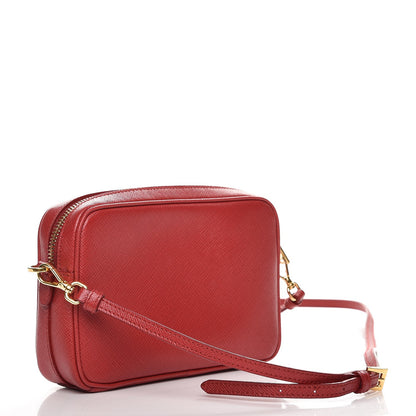Prada Saffiano Mini Camera Crossbody Bag Rosso 3 of 7