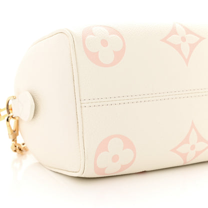 Louis Vuitton Empreinte Monogram Giant Speedy Bandouliere 20 Latte Chamallow 9 of 13