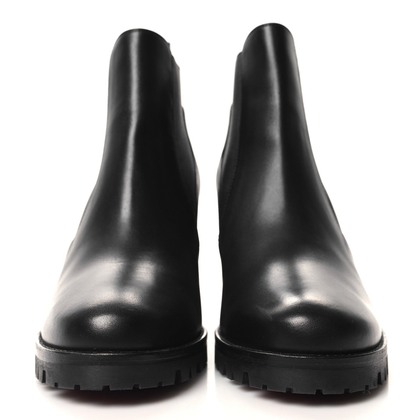 Calfskin Marchacroche 70 Chelsea Boots 37.5 Black