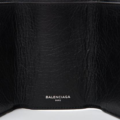 Balenciaga Agneau Classic Silver Hardware Mini Wallet Black 6 of 6