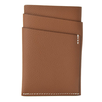 Hermes Evercolor Citadelle 4CC Card Holder Gold 1 of 7