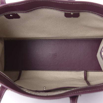 Goyard Goyardine Marquises Tote Burgundy 5 of 11