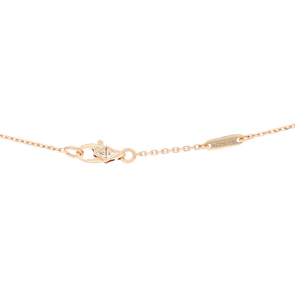 Van Cleef & Arpels 18K Rose Gold Carnelian Sweet Alhambra Pendant Necklace 4 of 5