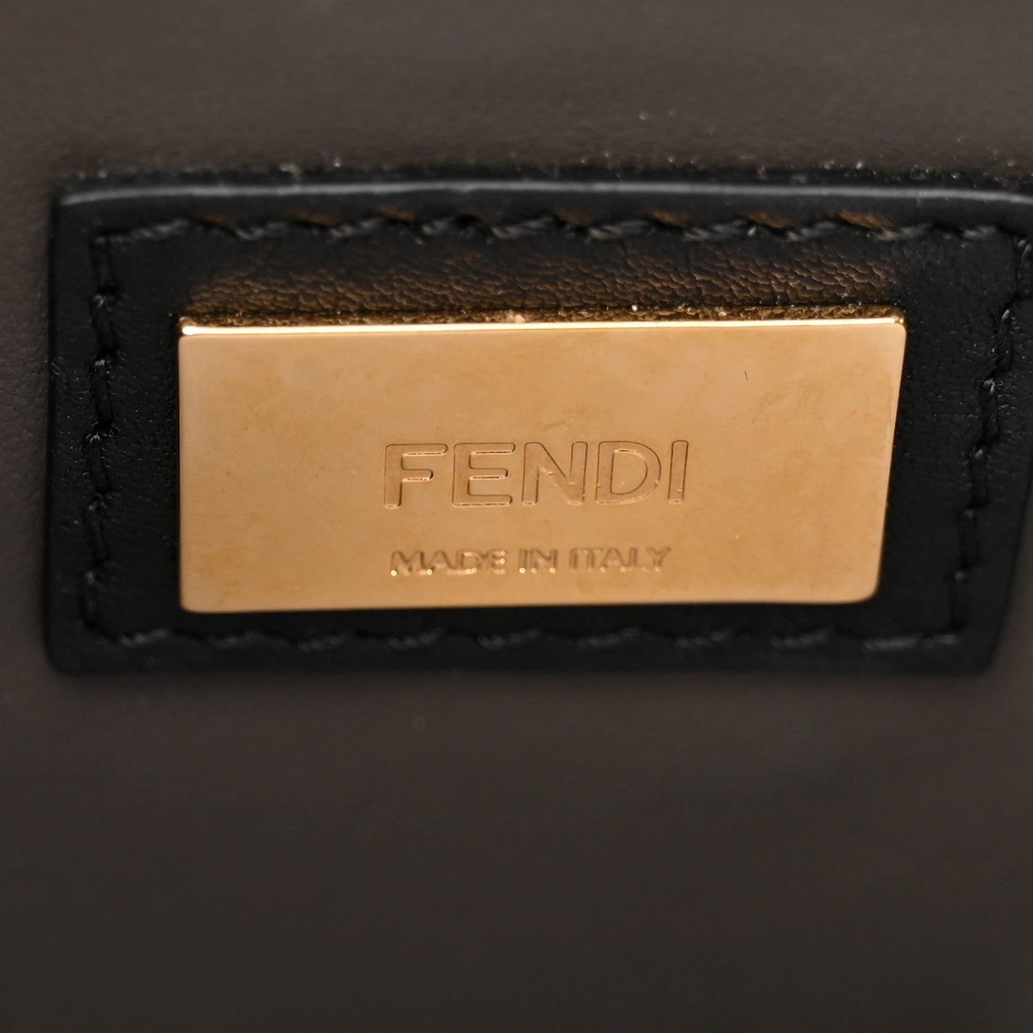 Fendi Vitello Elite Petite 2Jours Tote Black 6 of 11