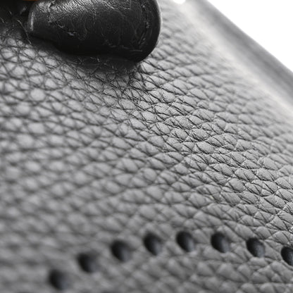 Hermes Taurillon Clemence Evelyne TPM Black 7 of 11