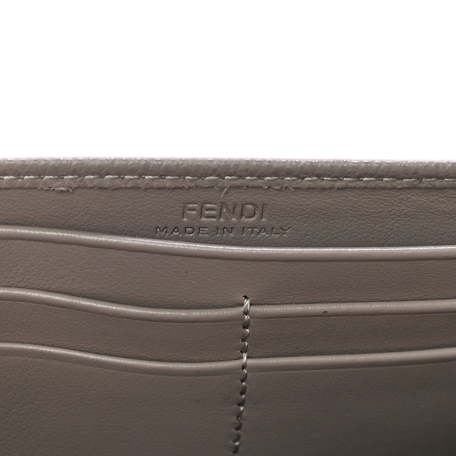 Fendi Vitello Cruise F is Fendi Continental Envelope Wallet on Chain Tortora 7 of 11