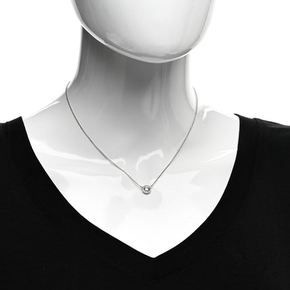 Tiffany Platinum Diamond .71ct Elsa Peretti Diamonds by the Yard Pendant Necklace 2 of 4