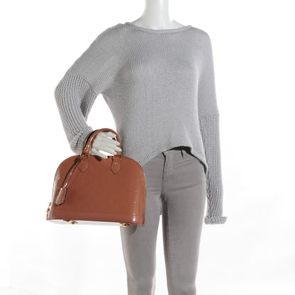 Louis Vuitton Vernis Alma PM Rose Velours 2 of 7