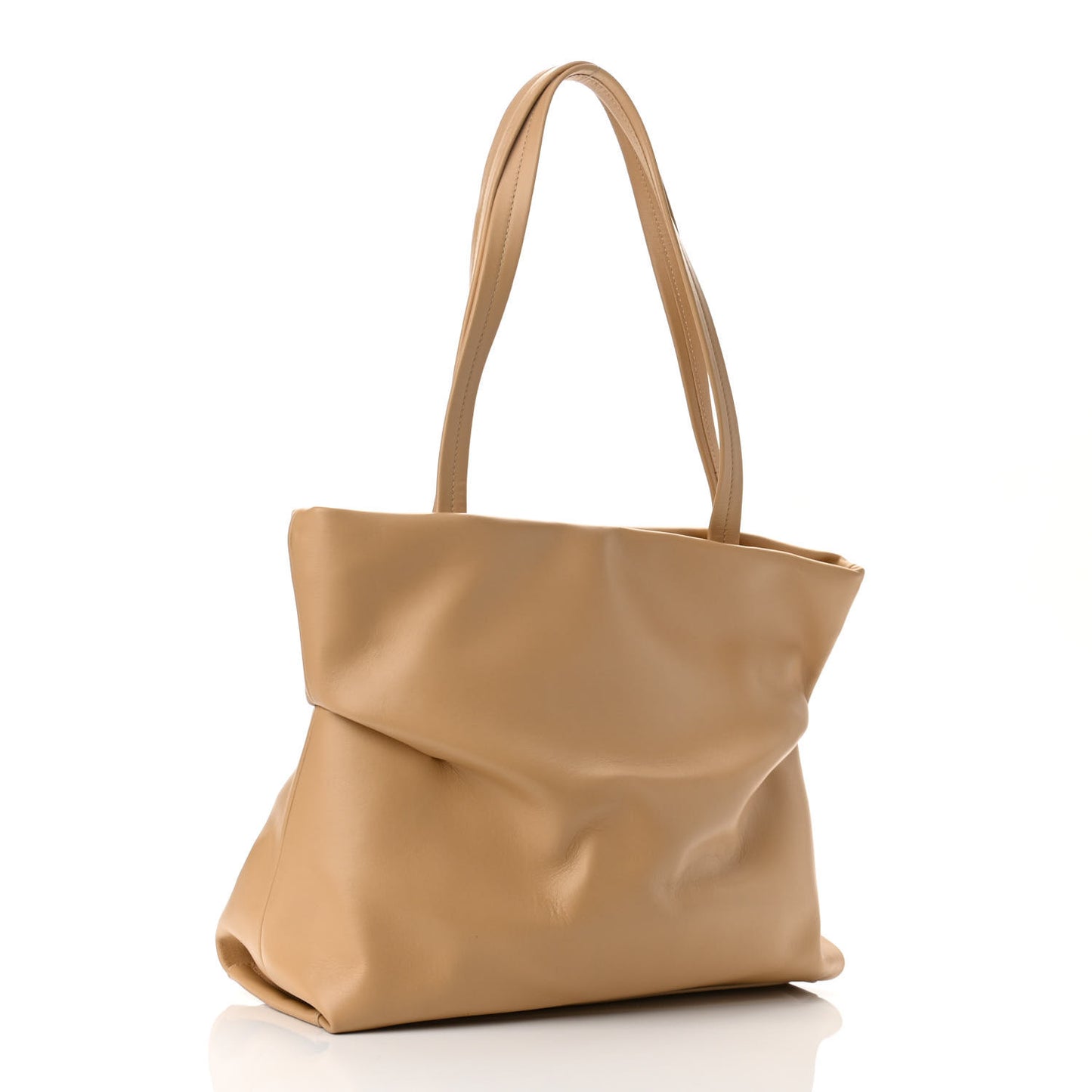 Calfskin Judy East West Tote Soft Tan