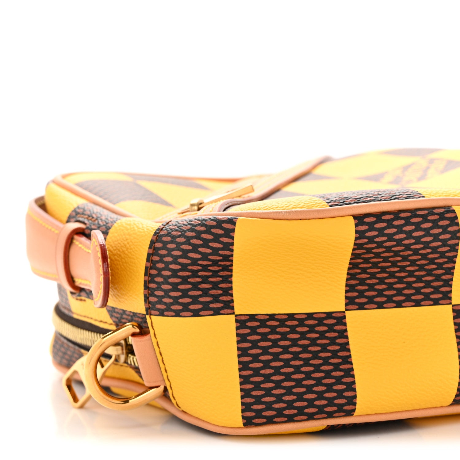 Louis Vuitton Damier Pop Chess Messenger Jaune Mat 8 of 15