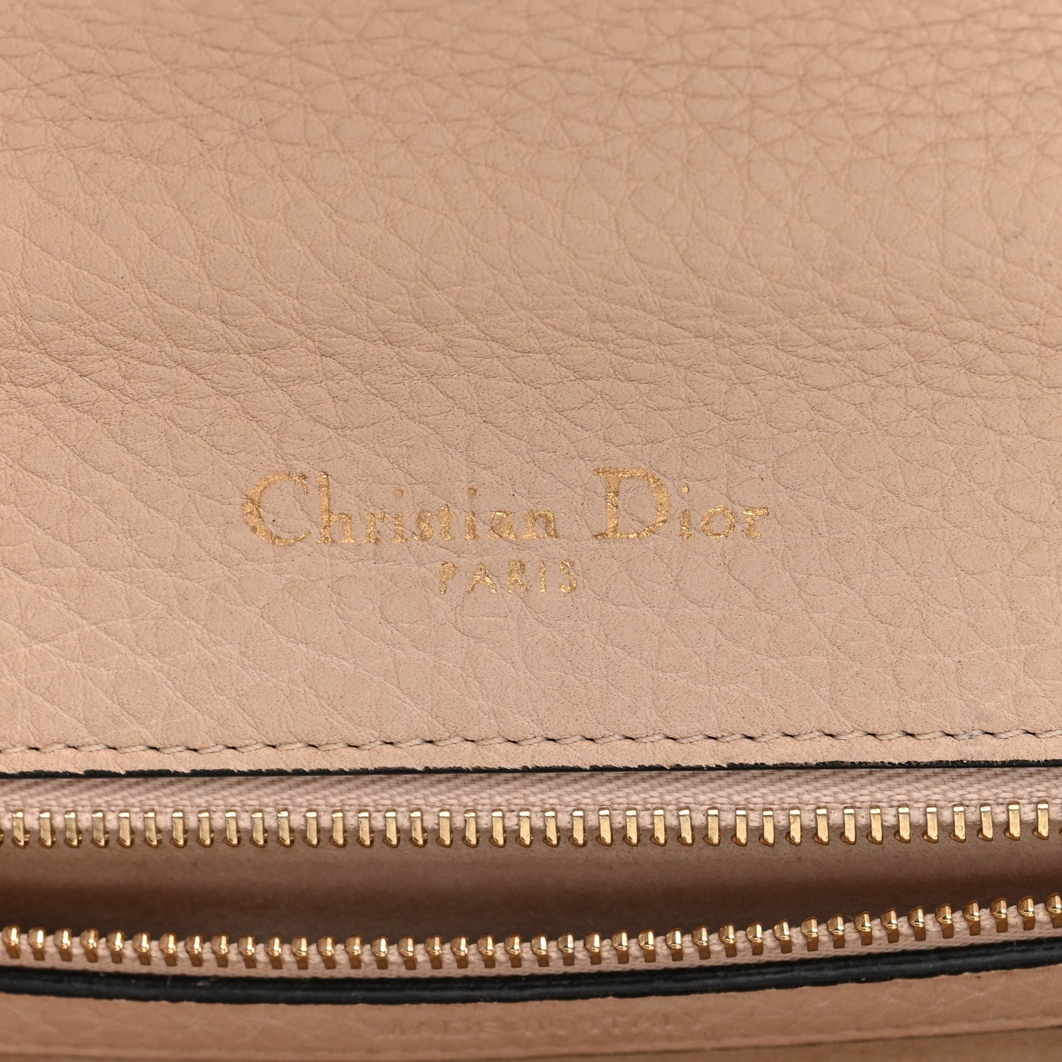 Christian Dior Grained Calfskin Medium Diorama Flap Bag Nude 6 of 9