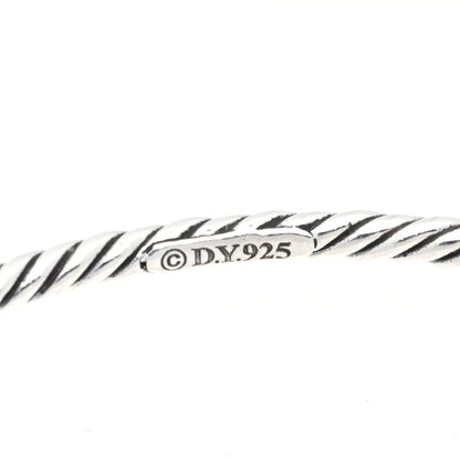 David Yurman Sterling Silver 2.5mm Cable Classics Bangle Bracelet 4 of 4