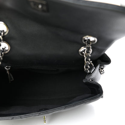 Chanel Calfskin Quilted Small Frame In Chain Flap Black 5 of 10