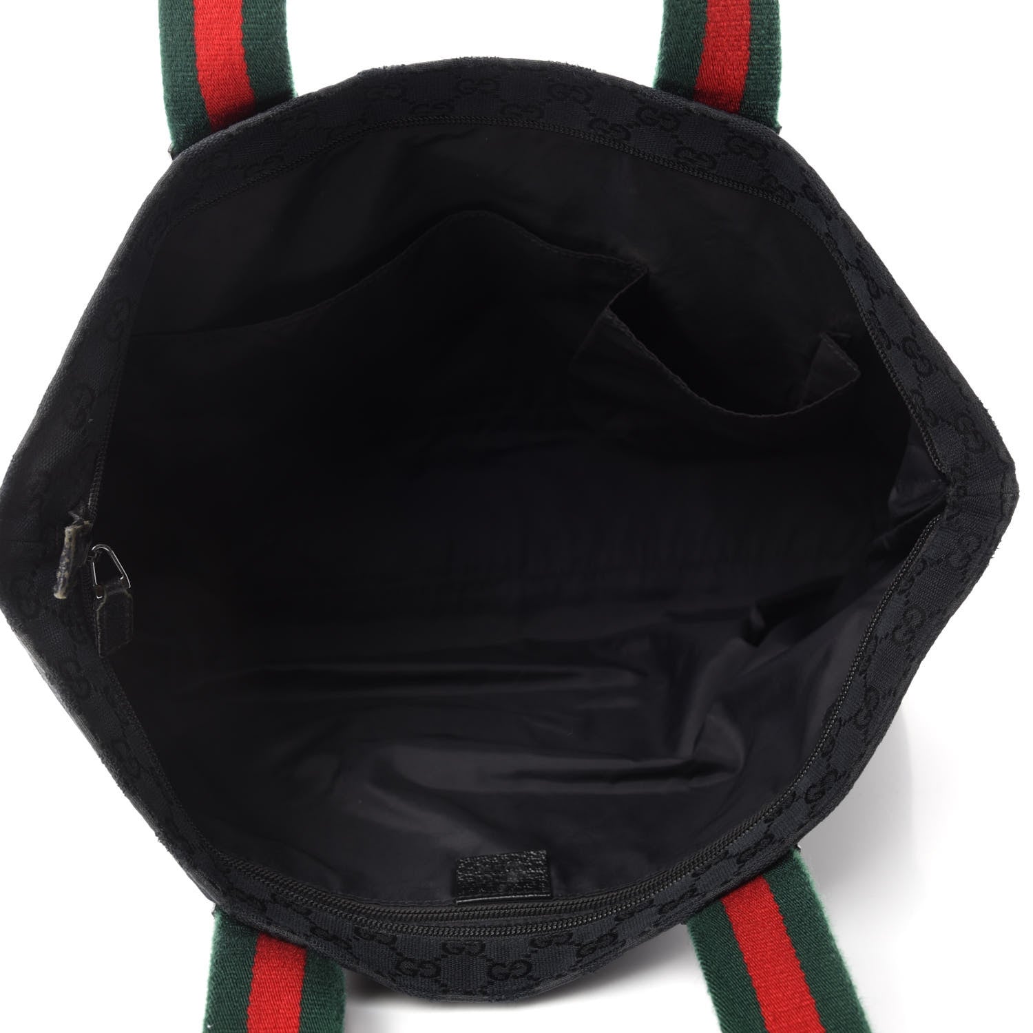 Gucci Monogram Web Large Diaper Tote Black 5 of 13
