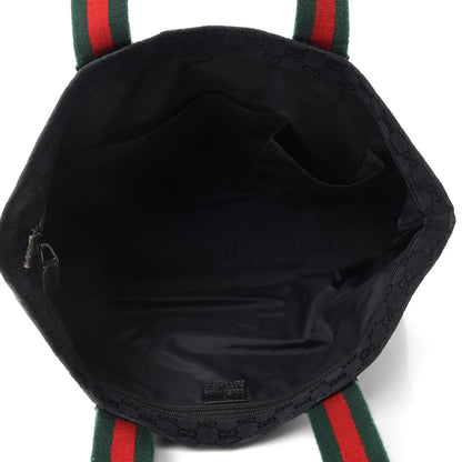 Gucci Monogram Web Large Diaper Tote Black 5 of 13