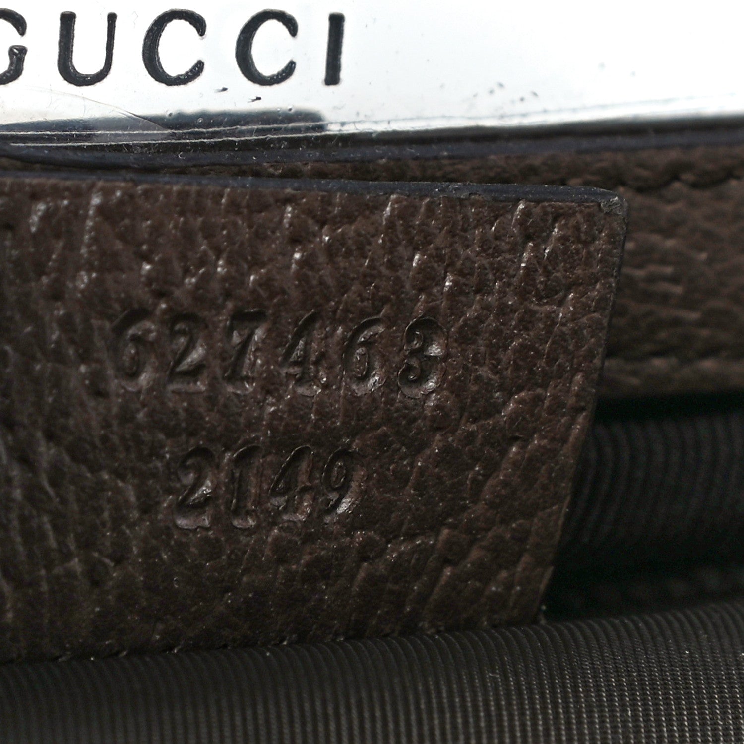 Gucci GG Supreme Monogram Textured Calfskin Web Ophidia Vanity Cosmetic Case Beige Ebony New Acero 8 of 12