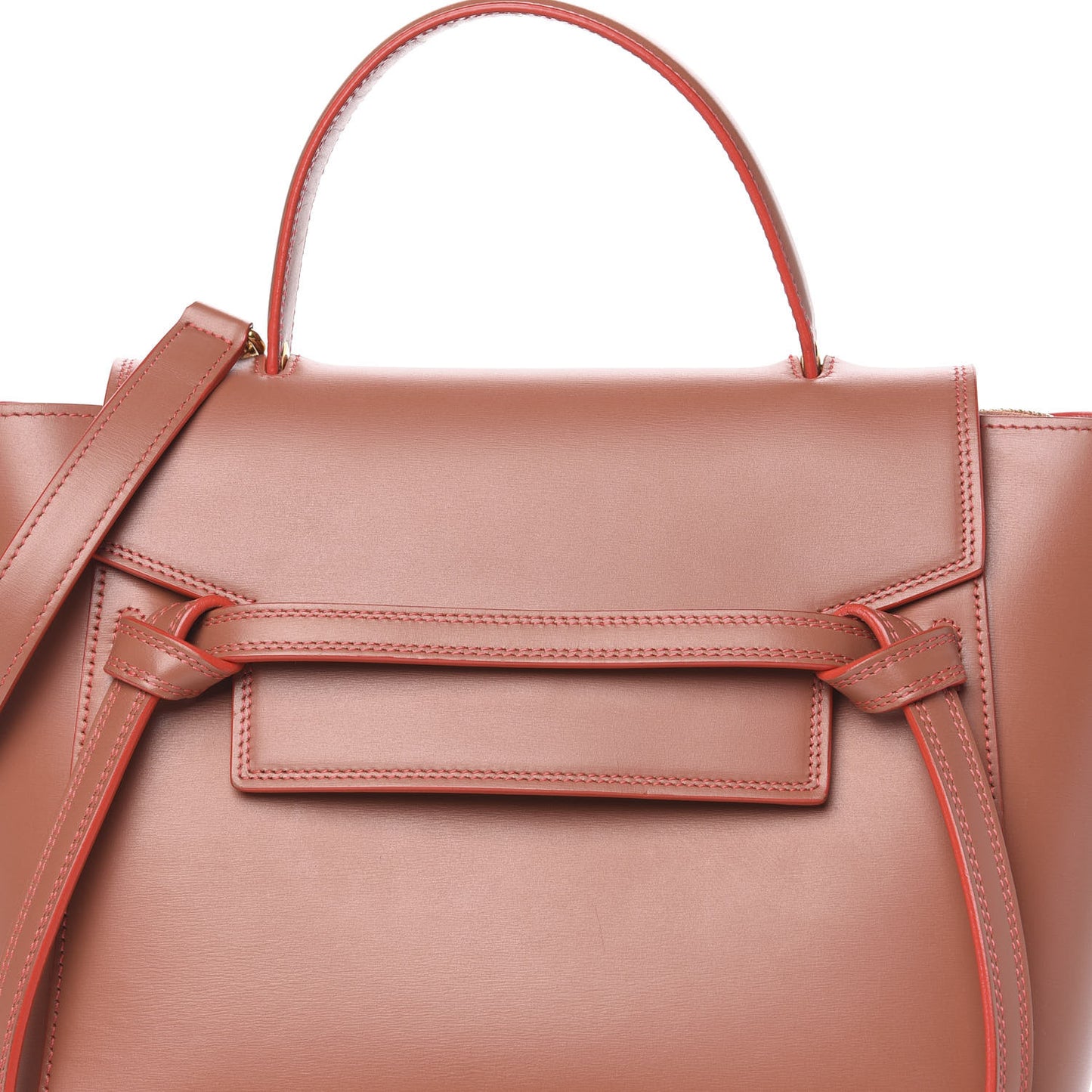 Smooth Calfskin Micro Belt Bag Terracotta