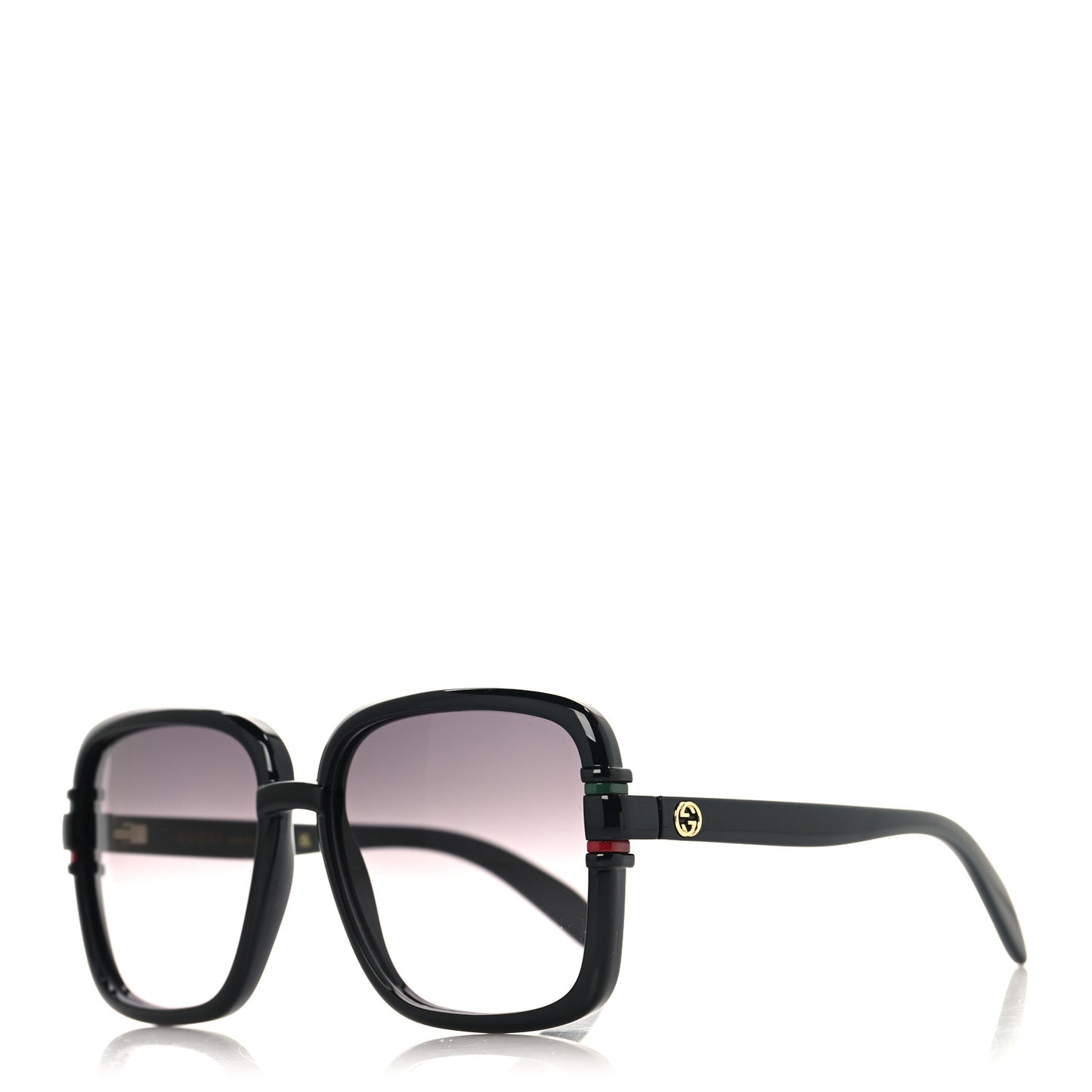 Acetate Interlocking G Square Sunglasses GG1066S Black