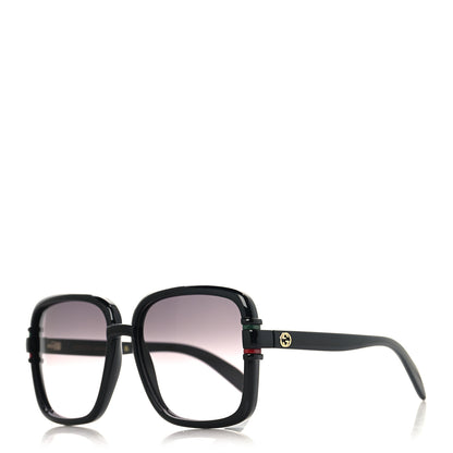 Gucci Acetate Interlocking G Square Sunglasses GG1066S Black 1 of 7