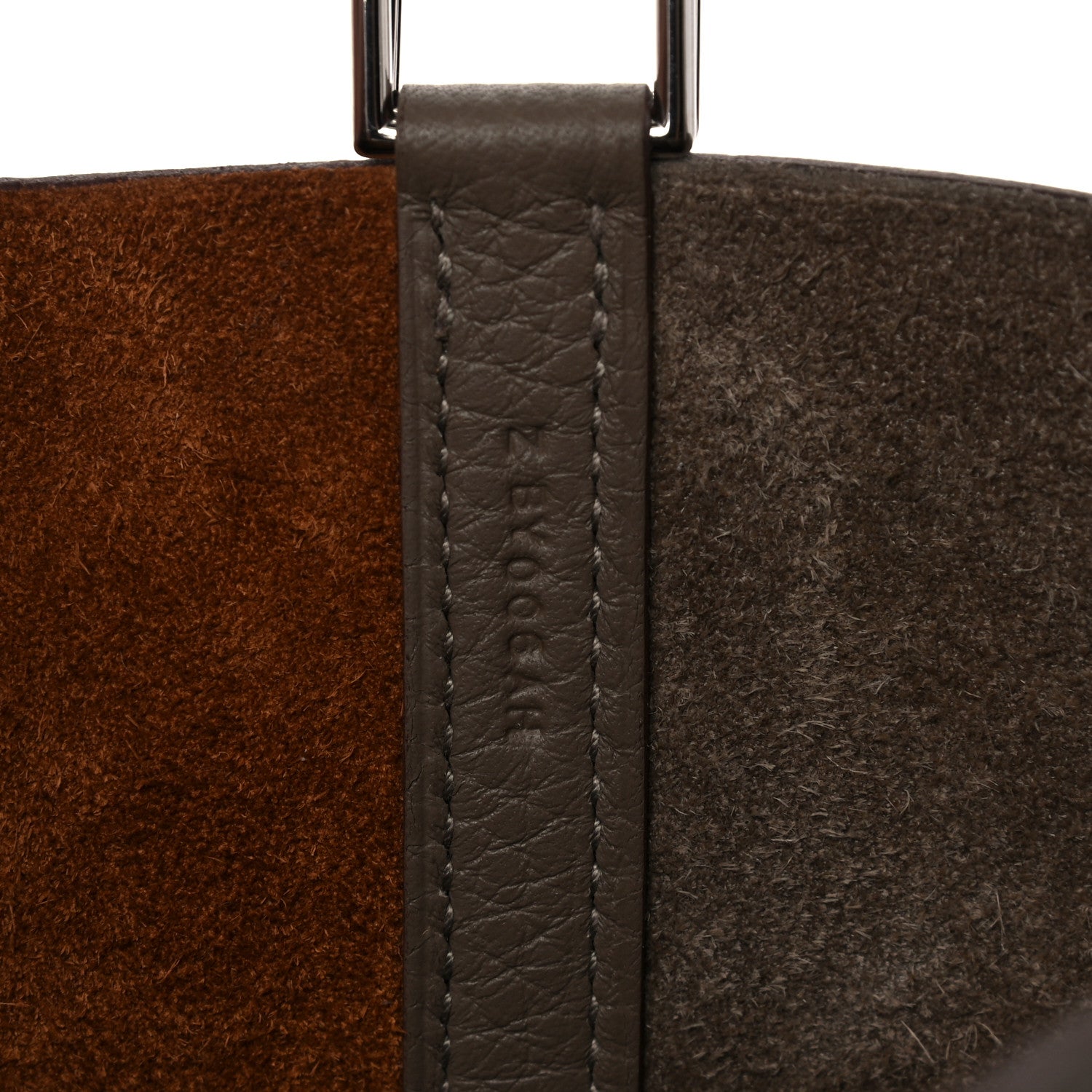 Hermes Taurillon Clemence Casaque Picotin 18 PM Gold Etain Nata 6 of 9