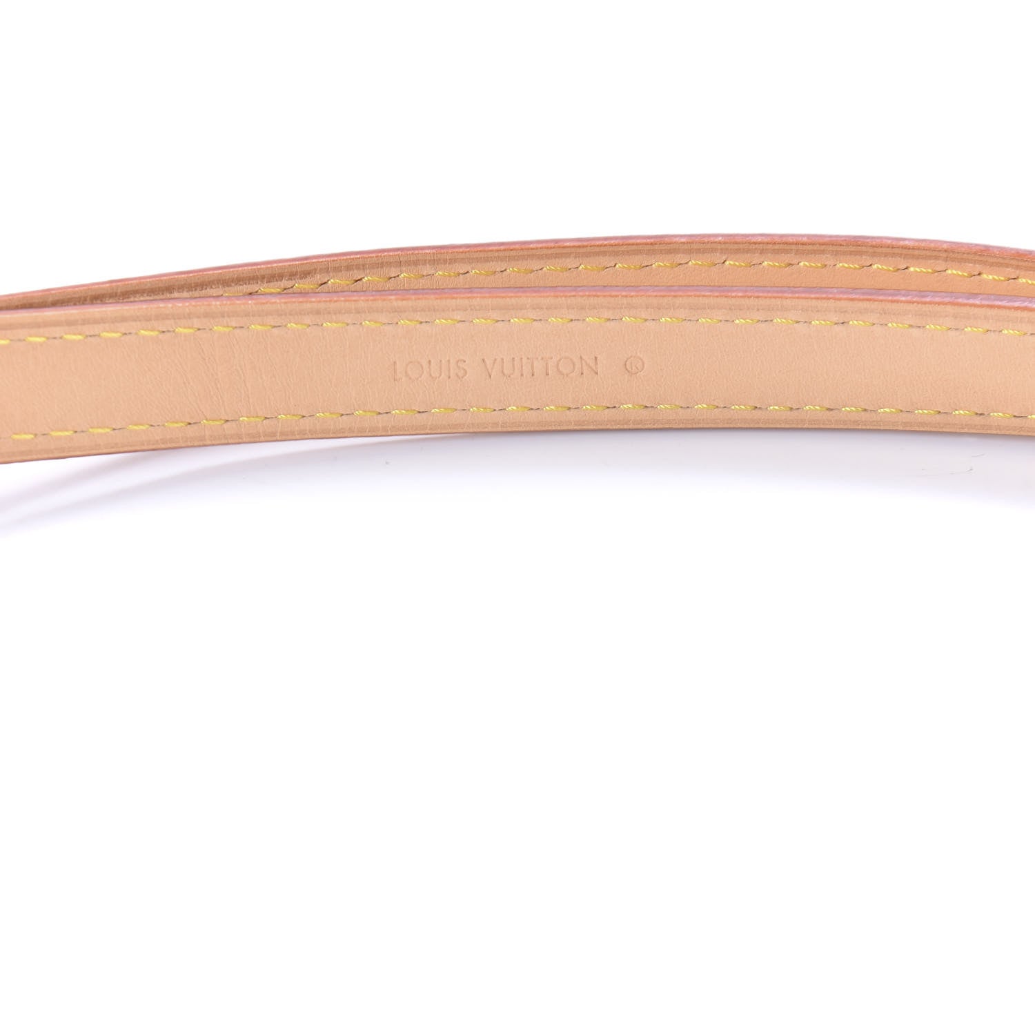 Louis Vuitton Vachetta 16mm Adjustable Shoulder Strap VVN 3 of 4