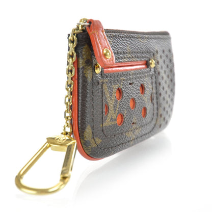 Louis Vuitton Monogram Perforated Key Pouch Orange 5 of 8