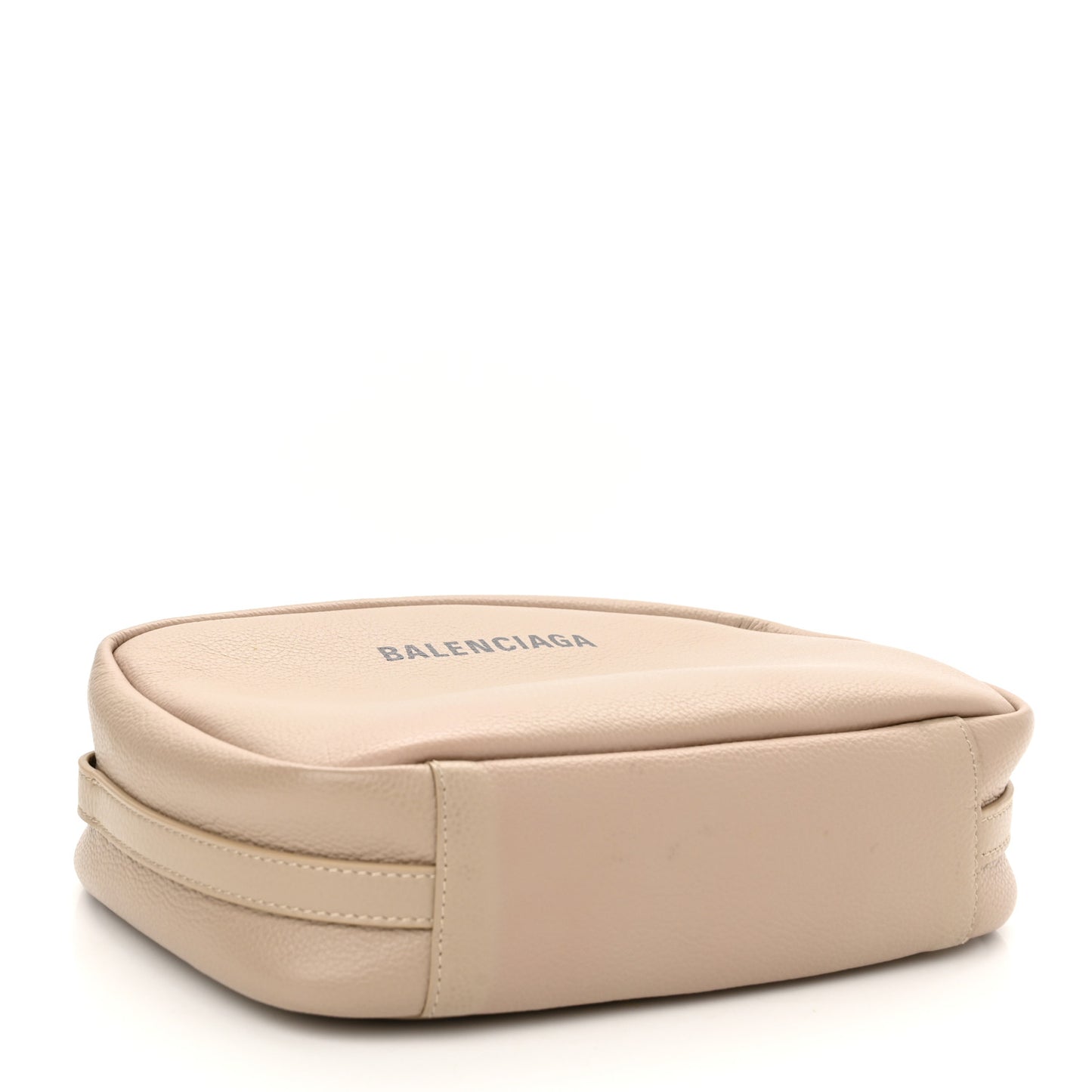 Calfskin Logo M Everyday Camera Bag Beige