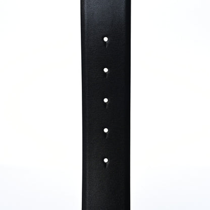 Valentino Garavani Glossy Calfskin One Stud Reversible Belt 70 28 Black Pure Red 5 of 5