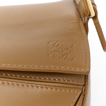 Loewe Satin Calfskin Small Puzzle Bag Oak 8 of 11