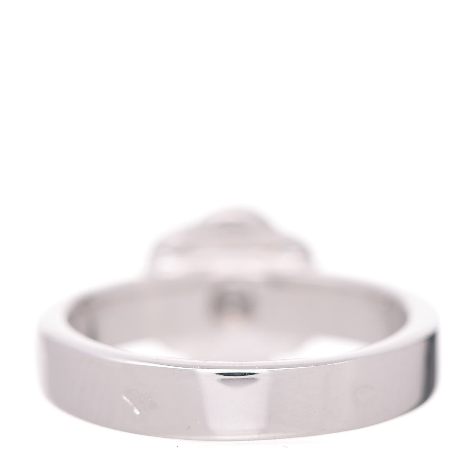 Chanel 18K White Gold Diamond Camellia Ring 48 4.5 4 of 5