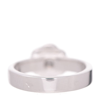 Chanel 18K White Gold Diamond Camellia Ring 48 4.5 4 of 5