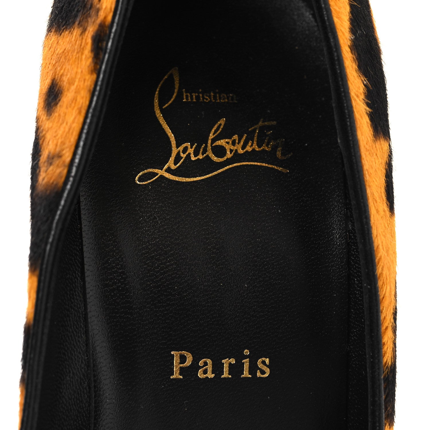Christian Louboutin Pony Hair Leopard Print So Kate 100 Pumps 39 Spicy Lin 8 of 9