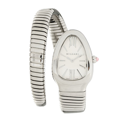 Bulgari Stainless Steel 35mm Serpenti Tubogas Quartz Watch 1 of 5