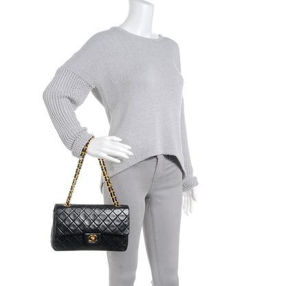 Chanel Lambskin Medium Double Flap Black 2 of 8