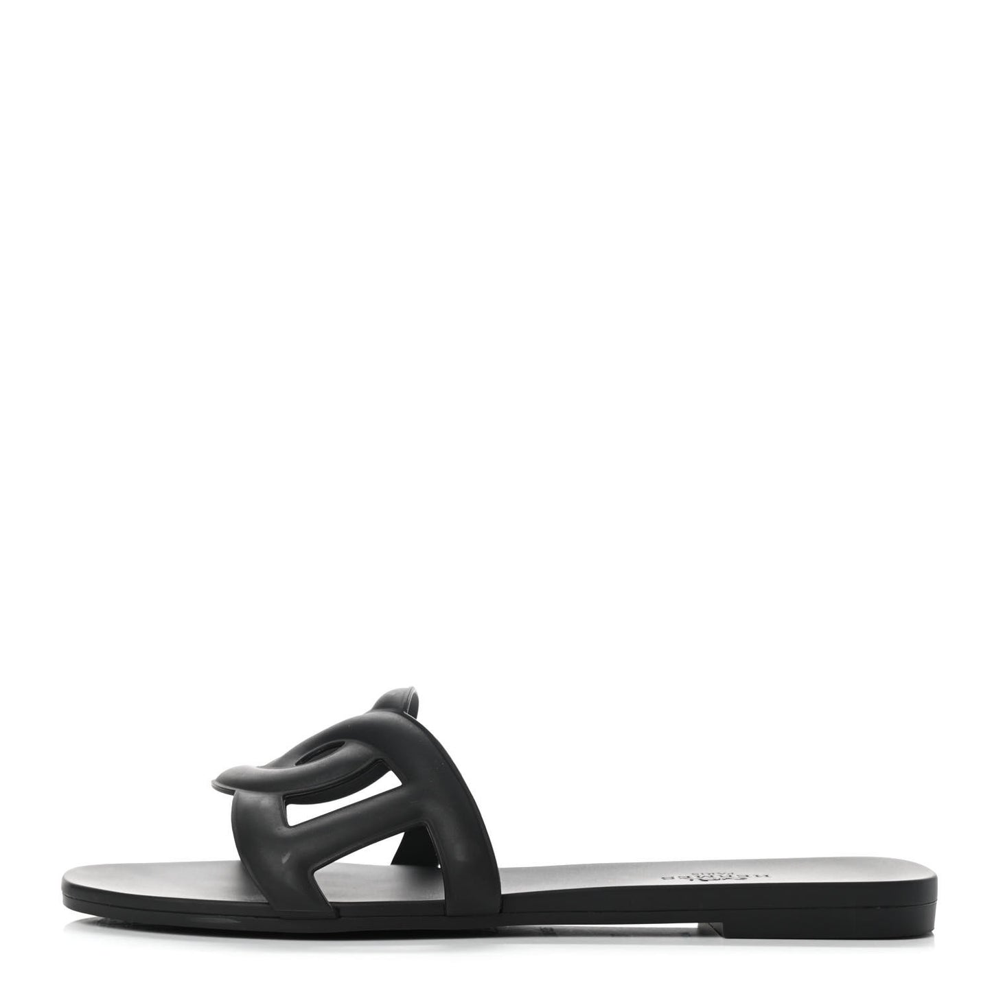 Rubber Aloha Sandals 37 Black