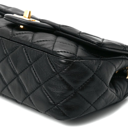 Chanel Lambskin Quilted Mini Rectangular Pearl Crush Flap Black 12 of 12