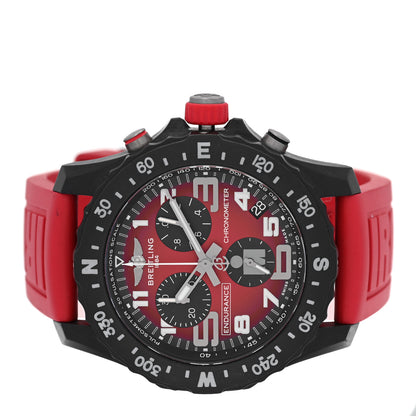 Breitling Breitlight Rubber 44mm Endurance Pro Ironman Chronograph Quartz Watch Red X82310 2 of 5