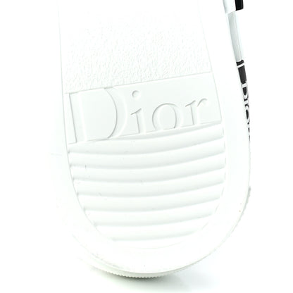 Christian Dior X KENNY SCHARF Technical Canvas Oblique Patch Mens B23 High Top Sneakers 42 White Blue 6 of 10