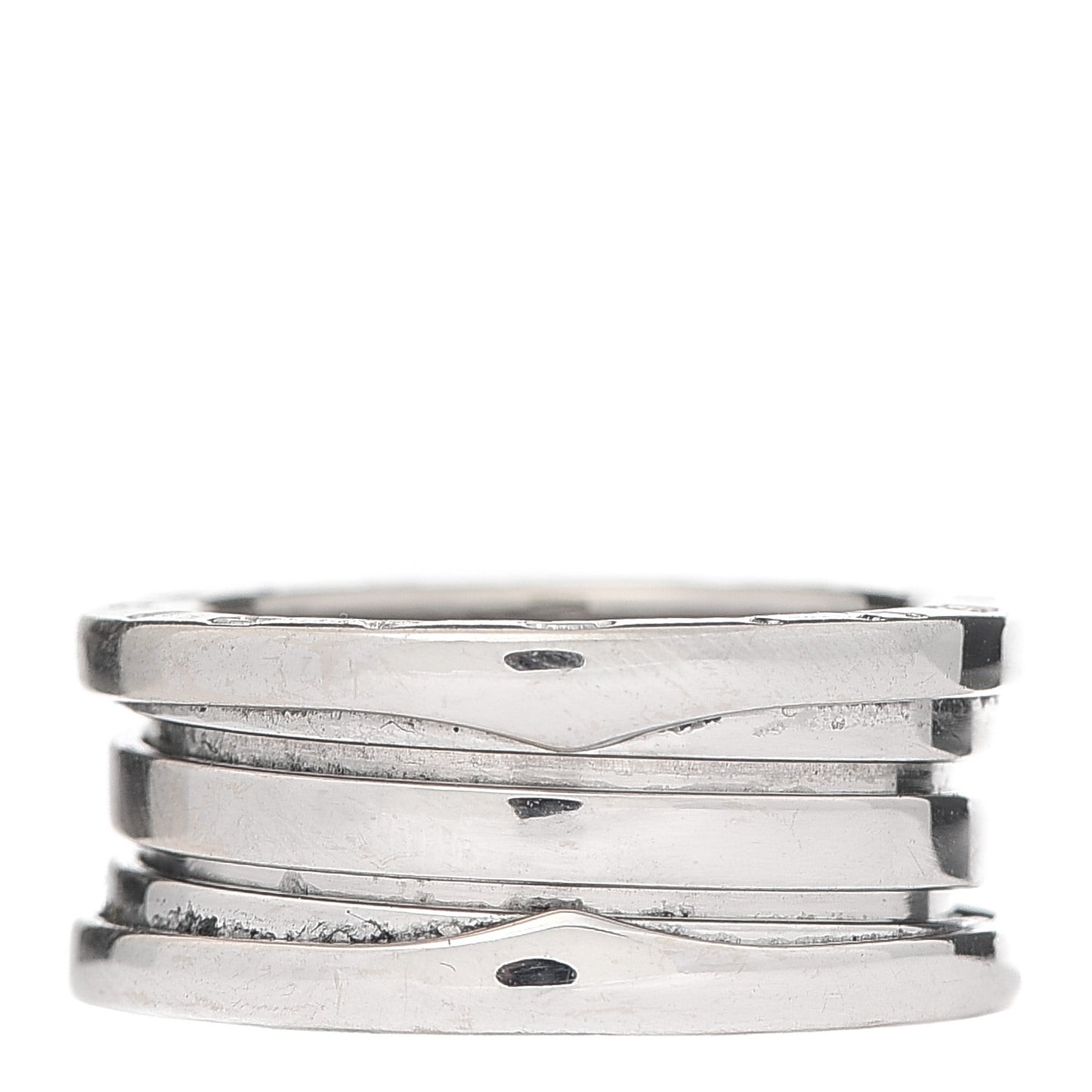 18K White Gold B.Zero1 Three-Band Ring 50 5.5