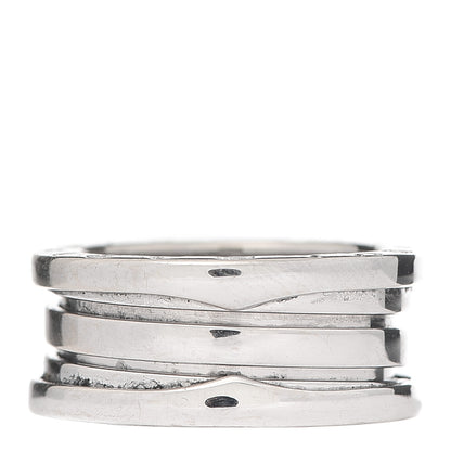 Bulgari 18K White Gold B.Zero1 Three-Band Ring 50 5.5 3 of 6