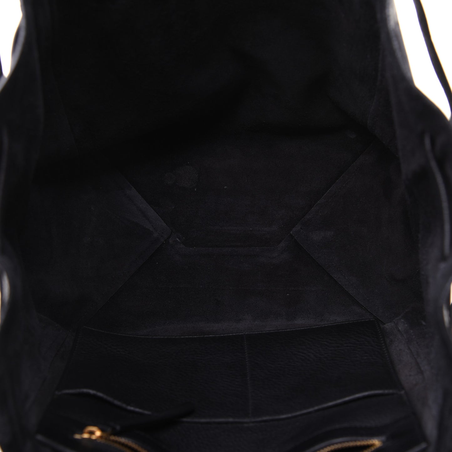 Soft Grained Calfskin Small Belt Cabas Phantom Black
