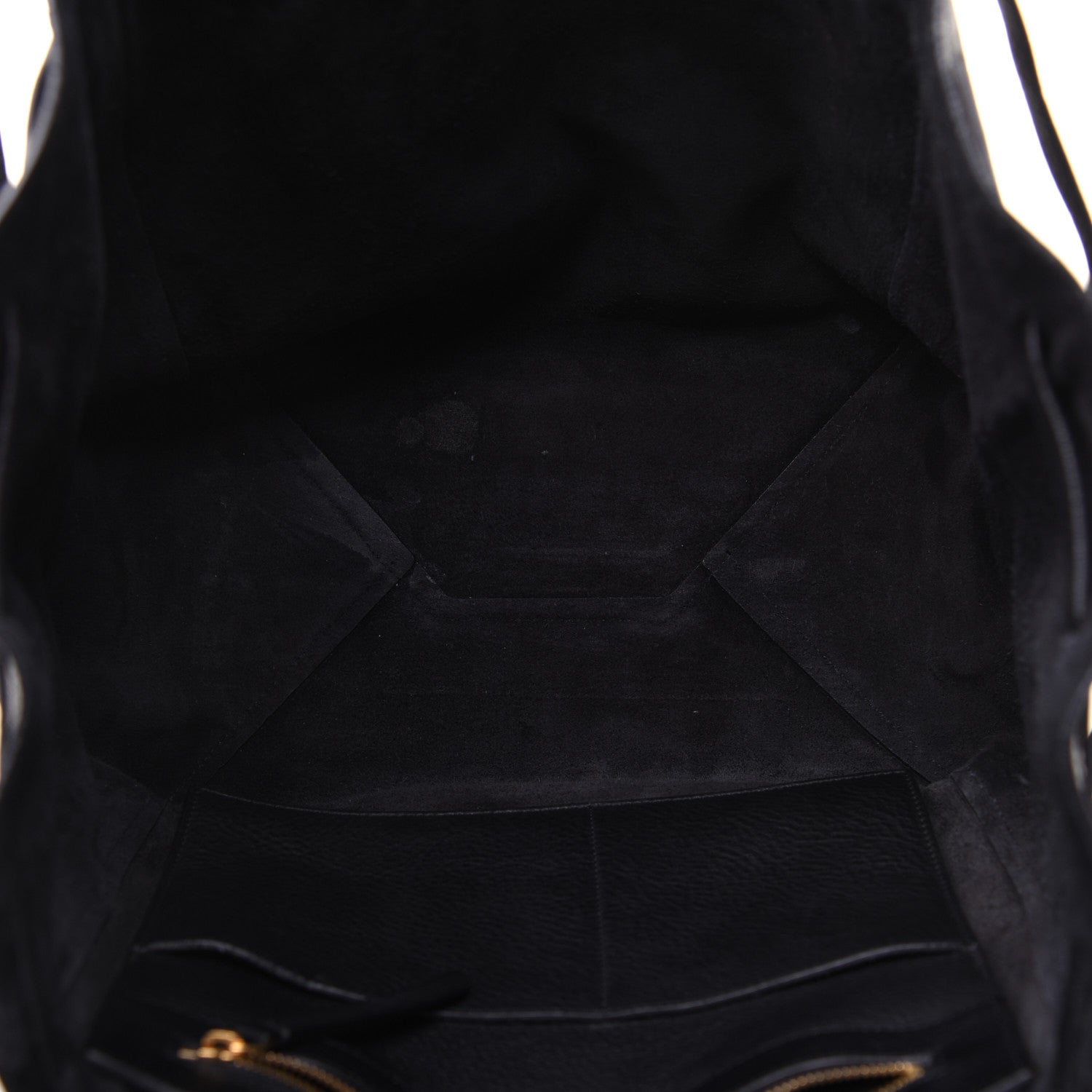 Celine Soft Grained Calfskin Small Belt Cabas Phantom Black 5 of 20