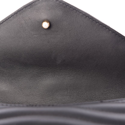 Louis Vuitton Calfskin Embroidered New Wave Chain MM Black 9 of 11