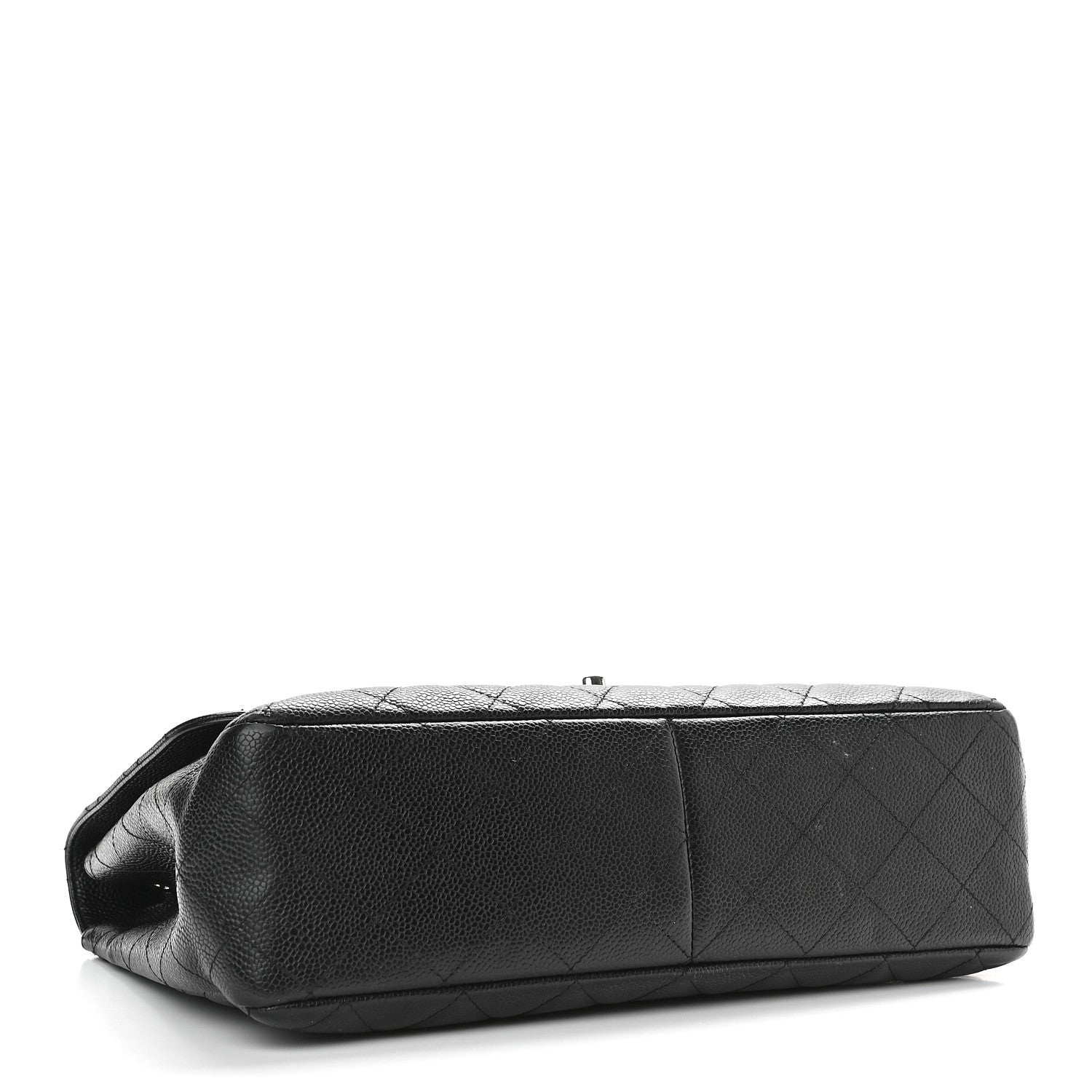Chanel Caviar Quilted Jumbo Single Flap Black 4 of 11