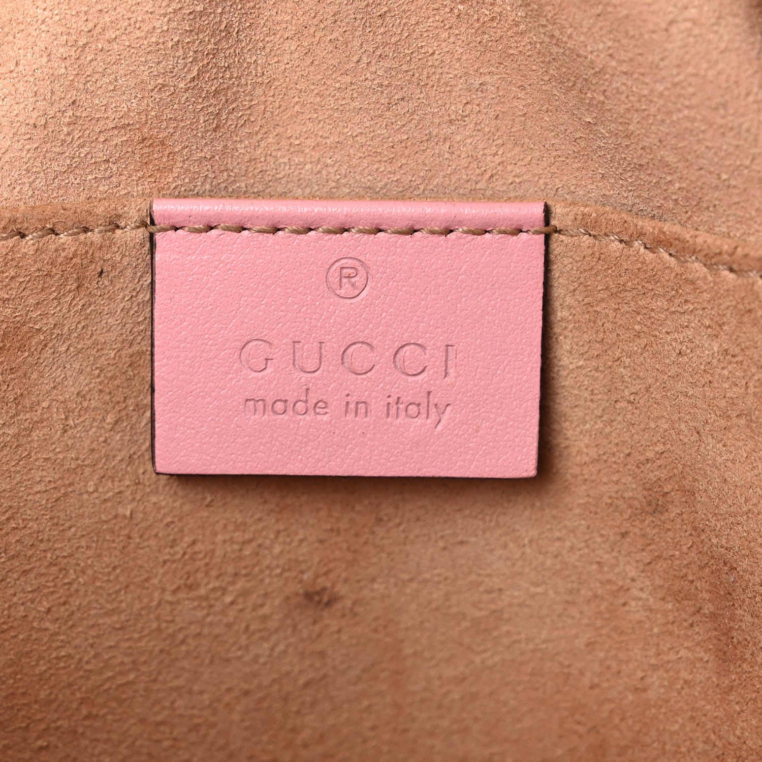 Gucci Calfskin Matelasse Small GG Marmont Chain Shoulder Bag Wild Rose 7 of 21