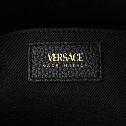 Versace Calfskin Small Virtus Hobo Black 6 of 9