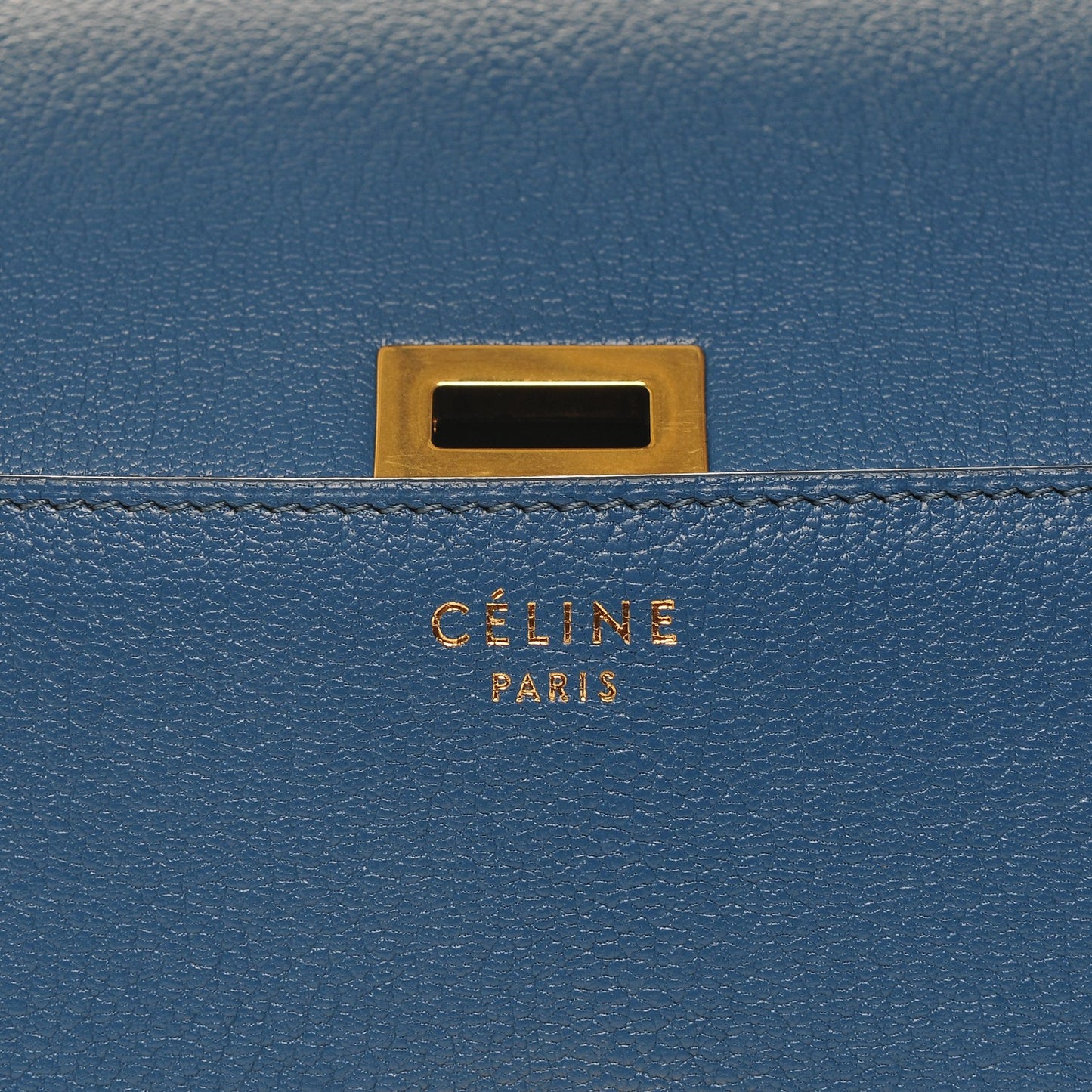 Goatskin Medium Classic Box Flap Bag Deepsea