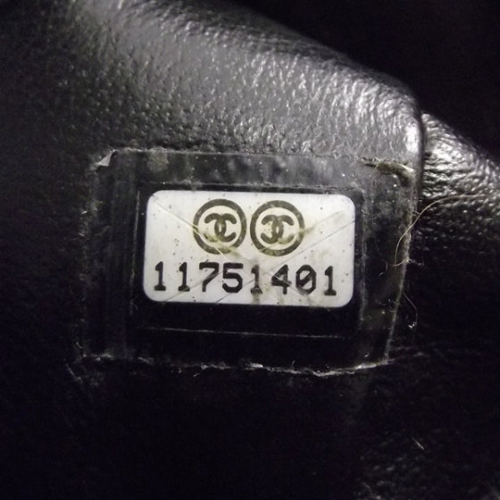 Chanel Distressed Patent Jumbo Flap Black 9 of 12