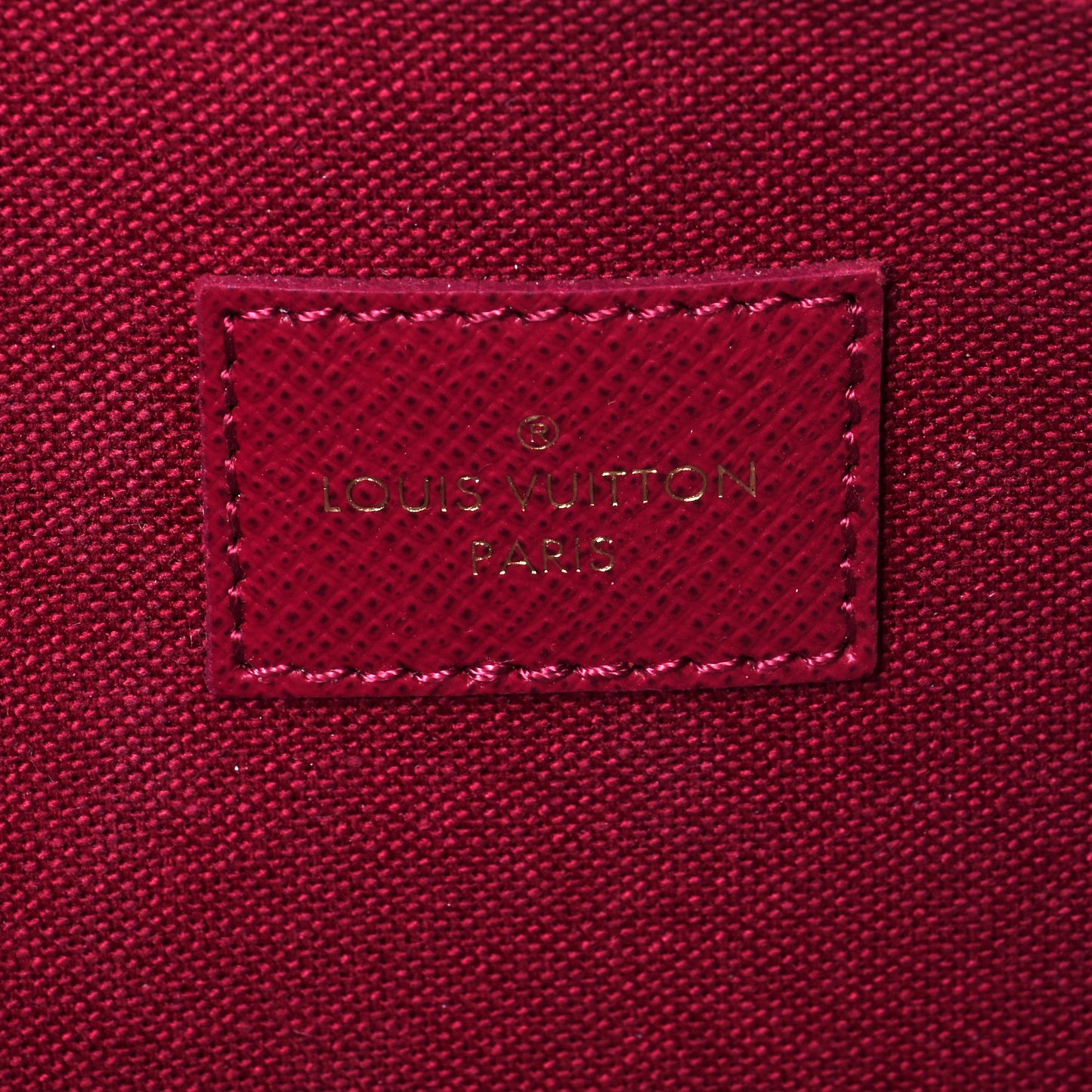 Monogram Pochette Felicie Chain Wallet Fuchsia